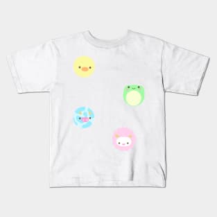 roumd animals Kids T-Shirt